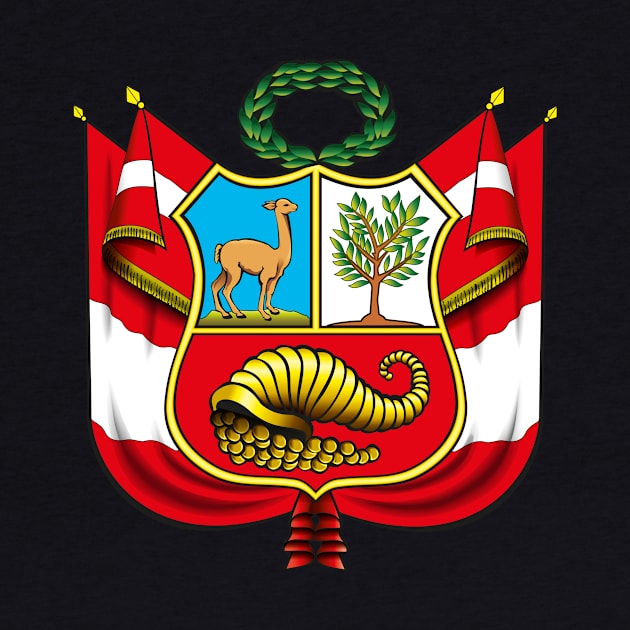 Escudo Nacional Perú by DISOBEY